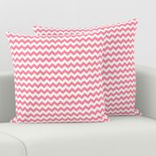 pretty pink chevron i think i heart u