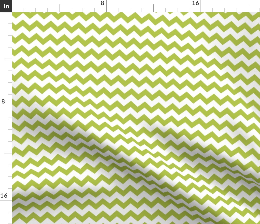 lime green chevron i think i heart u