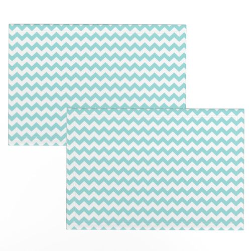 light teal chevron i think i heart u