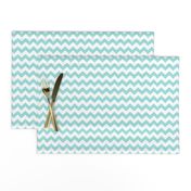 light teal chevron i think i heart u