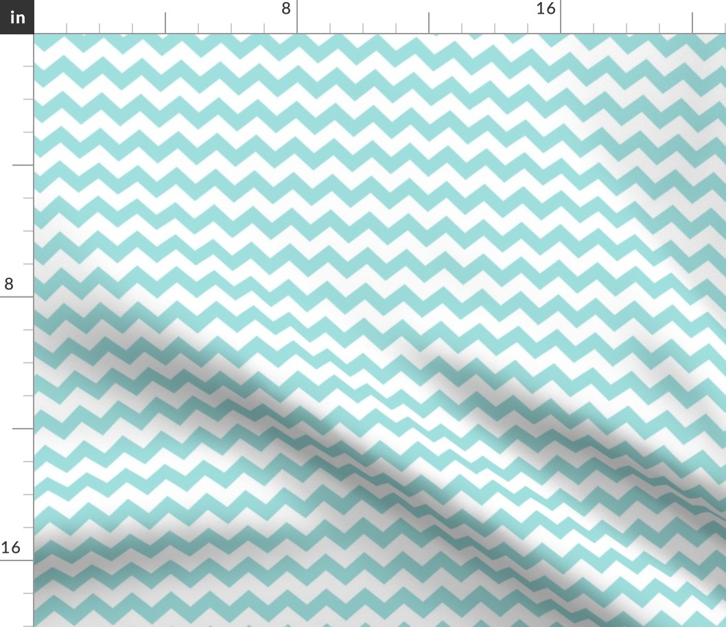 light teal chevron i think i heart u