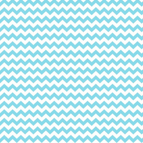 sky blue chevron i think i heart u