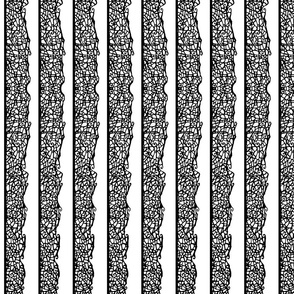 Inkblot Lace Strips II (right edge)