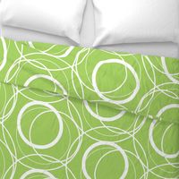 Swirly Whirly Random Circles -green