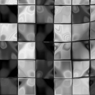 Black Plus White Faux Tile © Gingezel™ 2013