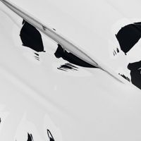 Black Brushstrokes on White © Gingezel™ 2014