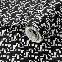 Black and White Techie Pattern © Gingezel™ 2012