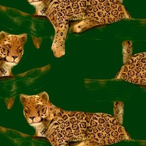 Jaguar on green