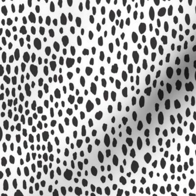 black and white spots