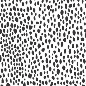 black and white spots