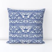 Parrot Damask ~ Border Strip ~ Willow Ware Blue & White