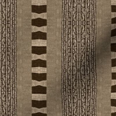 Afrikan Stripe - brown, beige