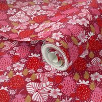 Strawberry Field Floral - LARGE