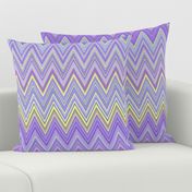 Purple and Yellow Chevron