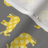 Yellow Polka Elephant