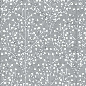 Berry shrub damask gray