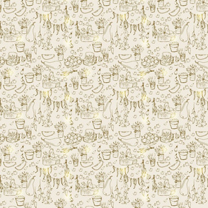 seamless farmer pattern