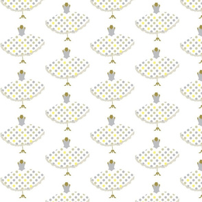 Polka Dot Frock Yellow