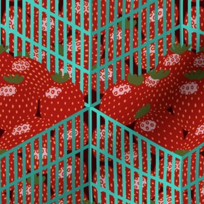 Isometric Strawberry Pints