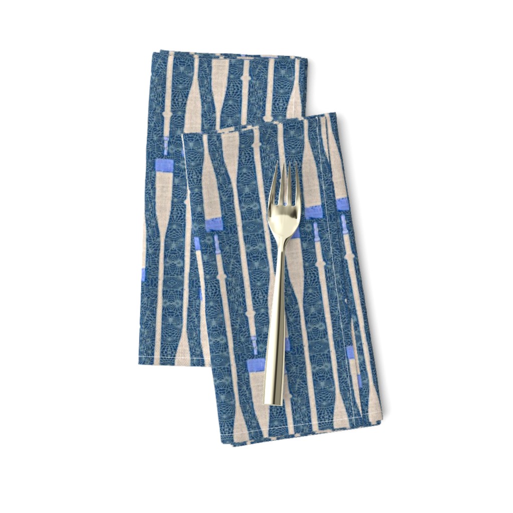 Oars & Nets - indigo & royal blue