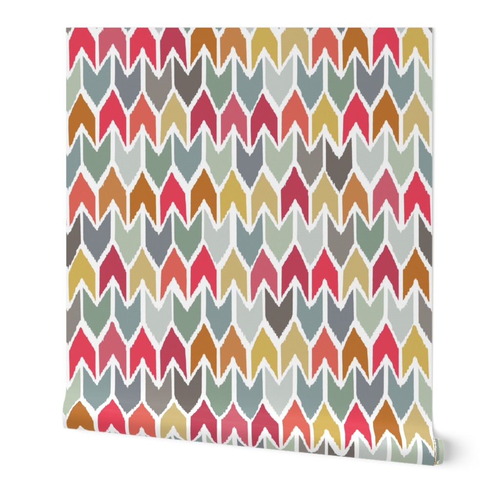 cool beach house ikat chevron large