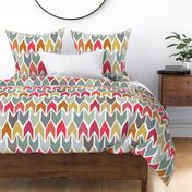 cool beach house ikat chevron large