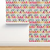 cool beach house ikat chevron large