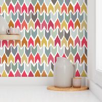 cool beach house ikat chevron large