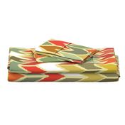 warm beach house ikat chevron large