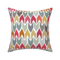 cool beach house ikat chevron small