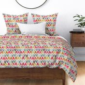 cool beach house ikat chevron small