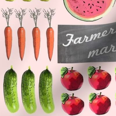 Fresh and local farmers market