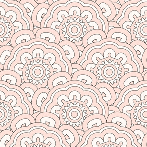 Etnic creamy pattern