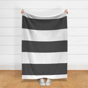 dark grey stripes HUGE 12"