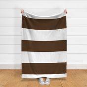 brown stripes HUGE 12"