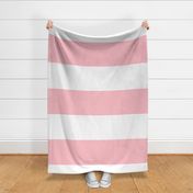 light pink stripes HUGE 12"
