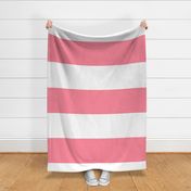 pretty pink stripes HUGE 12"