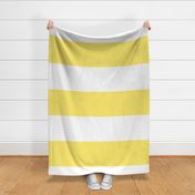 lemon yellow stripes HUGE 12"