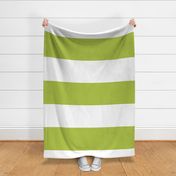 lime green stripes HUGE 12"