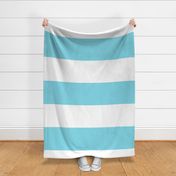 sky blue stripes HUGE 12"