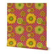 sunflower_fabric_green-red-salmon_check