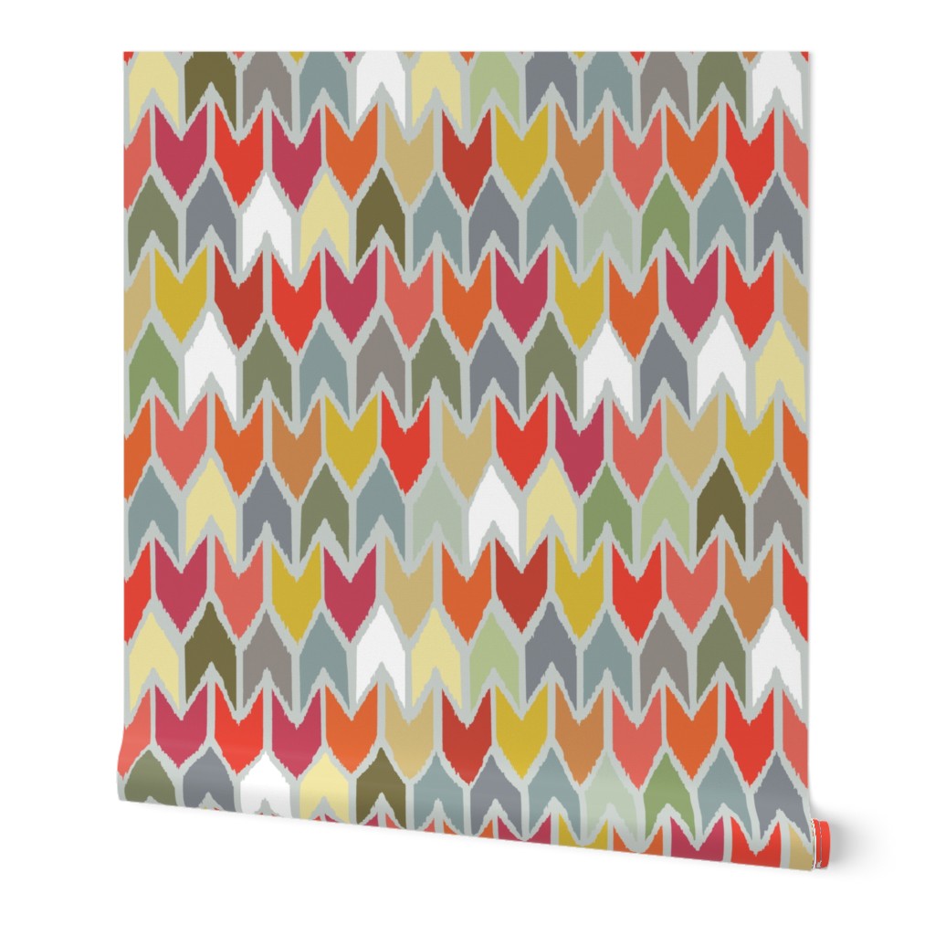 beach house ikat chevron large