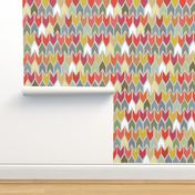 beach house ikat chevron large