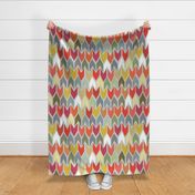 beach house ikat chevron large