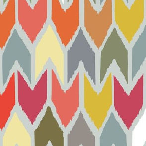 beach house ikat chevron small