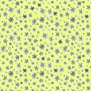 Stars and Dots | Citron Yellow/Green