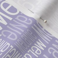 Personalised Name Fabric - Lavender