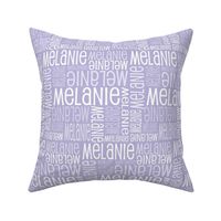 Personalised Name Fabric - Lavender