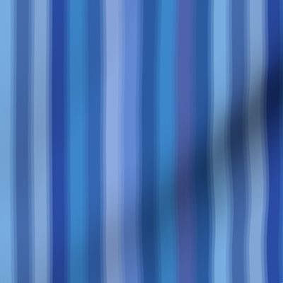 rippling blue stripes