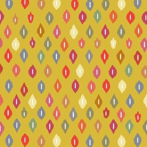 sunny little ikat diamonds